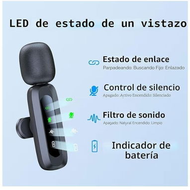 Micrófono Uewpv Mini Inalámbrico - Img 123327710