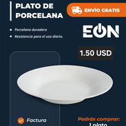 Plato de porcelana - Img 56681971