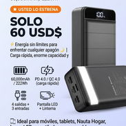 ⚡ Power Bank Nuxgal Power 60,000mAh MATANZAS/ MATANZAS - Img 56393078
