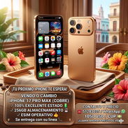 Vendo o Cambio , IPHONE 17 Pro Max , 100 de bat , 1000 usd , 51283035 - Img 55754976