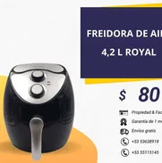 🚨🛑🛑 FREIDORA DE AIRE 4,2 L ROYAL MENSAJERÍA GRATIS EN TODA LA HABANA 🛑🛑🚨 - Img 50084788