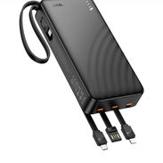 Hoco Power Bank J146A Night Tide 20000mAh con 4 Cables Integrados 🔋 Gran capacidad de 20 000 mAh (74 Wh): energía - Img 57774131