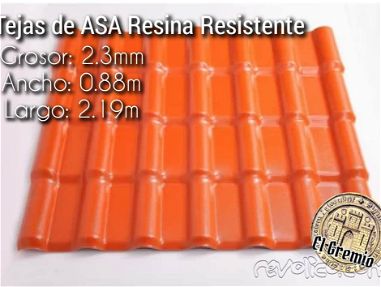 Tejas ASA ... ULTRARESISTENTES.... PROTECCION ANTE EL SOL ,LLUVIAS ETC .... DOMICILIO+GARANTÍA... - Img 67890225