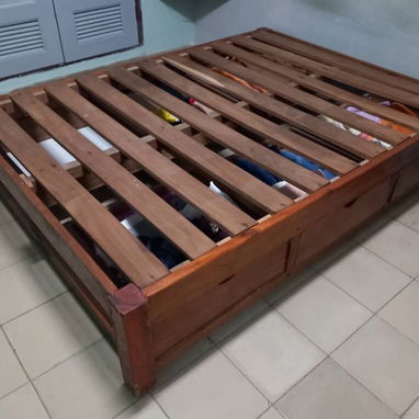 Vendo cama matrimonial con 6 gavetas en 150 usd - 2/5