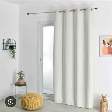 Cortina blakout  Jacquard 2 piezas(incluye abrazadera de telaPrecio :30usd - 4/4