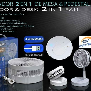 Ventiladores recargables 25 y 38usd - Img 119606133
