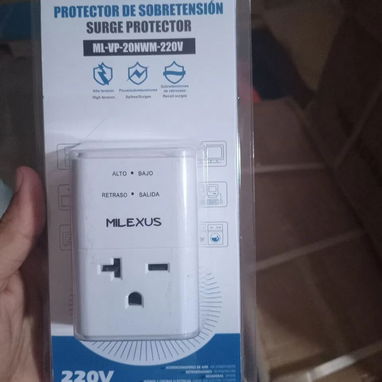 Milexus Protector 20A 220V Secadoras Hornos Eléctricos, Milexus ML-VP-NWM-220V 20A 220V Corta 165V Bajo VPT# - Img 127700790
