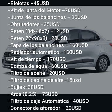 Venta de piezas de carros - 2/6