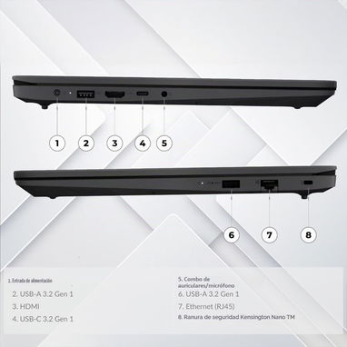 ☎️53544655 🛵 Entrega Gratis ⭐ Laptop Lenovo Laptop V15 Gen 4 AMN⭐ - 8/8