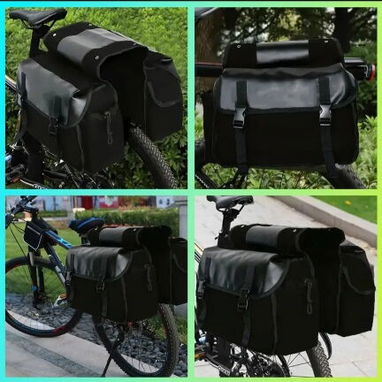 Para cargar en las motos y bicicletas, bolsas laterales en las fotos sus medidas nuevas en su estuche - Img 123962715