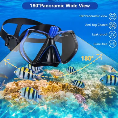 Kit de careta y snorkel/ visores de cristal templado - Img 121247874