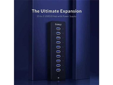 0km✅ USB HUB Orico Type-A 10xUSB 3.0 Alimentado 📦 3A, Externo, 10x USB 3.0 ☎️56092006 - Img 66587814
