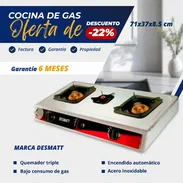 Cocina de gas marca DESMATT - Img 55749855