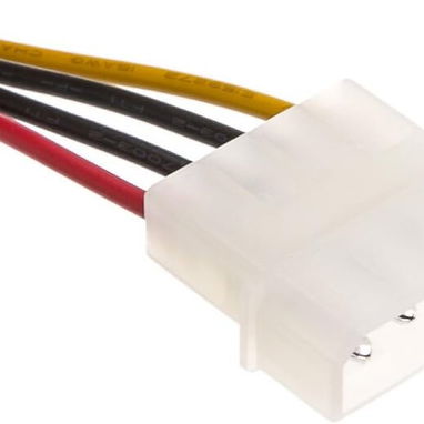 ¡¡¡¡¡¡Cable Molex a Dual SATA Cable de alimentación, 4 pines Molex macho a doble serie ATA hembra, 14 pulgadas  53274327 - 2/5