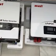 Kit solar de inversor de 3k con bateria de respaldo de 7k marca must de pared 110 y 220v - Img 58000169