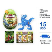 ZURU Smashers Nano Jurassic Lightup Dino 5+ Surprises - Img 58468237
