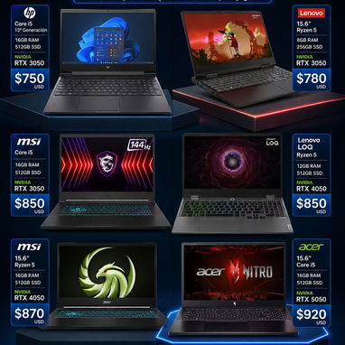 Laptop Variadas (Dell,Lenovo,Acer,HP) - 3/4