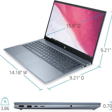 LAPTOP 🎁NUEVA🎁📦CAJA, HP Pavilion (15-eh1052wm), 15.6" FHD IPS, AMD Ryzen 5 5500U, 8GB RAM, Radeon, 512GB SSD - Img 124071709