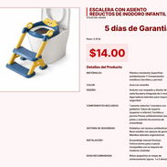 ESCALERA CON ASIENTO REDUCTOS DE INODORO INFANTIL . - Img 57729278