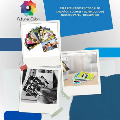 Papel fotografico adhesivo Future Colors 150 hojas 150g - Img 113066499