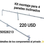 *Kit Montaje para 4 Paneles Inclinados - Img 56355035