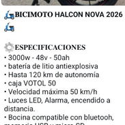 Bicimoto Eléctrica Halcón Nova - Img 57671149