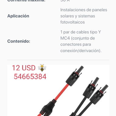 Cable tipo Y MC4 - 3/3