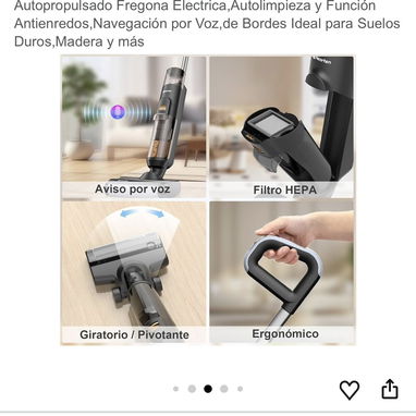 Aspiradora húmeda y seca Hearten autolimpieza - Img 123070601