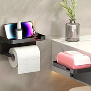 Portarrollos de baño con soporte para celular (talla S) - Img 57901506