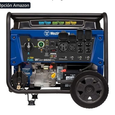 Westinghouse - Generador 12 500 watts Tri Fuel*Online - 2/10