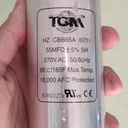 VENDO CAPACITOR MARCA TGM DE BUENA CALIDAD DE 55MF A 370V NUEVO 0KMM--#--55398589 DOY GARANTIA, VEA FOTO. - Img 57392390