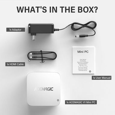 Mini PC ACEMAG Twin Lake N150 | 16GB RAM DDR4 + 256GB SSD | Windows 11 Pro | Dual 4K - Img 123326590