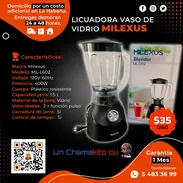 🍹400W🍹LICUADORA MILEXUS JARRA DE VIDRIO. MENSAJERÍA COM FACTURA Y GARANTÍA. TLF 54833699 - Img 52112517