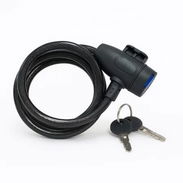Candado Cable Negro 15mm Acero Aleado 1.20m, Candado Negro Cable 15mm Acero Aleado Llaves VPT# - Img 56756340