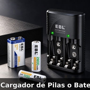 Cargador Pilas Baterias - 3/3