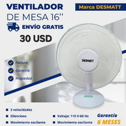 Ventilador de mesa 16" Desmatt - Img 56990975