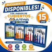 🍴Juego de cubiertos MARWA de 24 piezas por solo 💲15 USD. AX | E01 | 15 USD - Img 56378223
