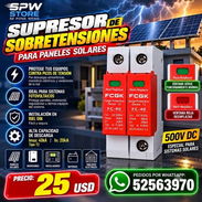 ⚡ PROTECTOR DE SOBRETENSIONES DC 500V – PARA SISTEMAS SOLARES - Img 57653303