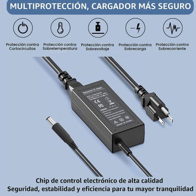 Cargador 65 W de E5440 E5470 7480 E6540 E7440 E7450 E7250 E6440 E6430 7490 7290 5490 5590 5290 Inspiron 15-5000 15-30000 - 8/10
