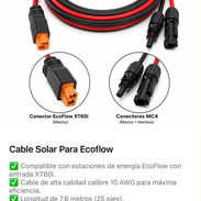 Cable para panel solar Ecoflow 7.6m nuevo en caja - Img 57033542