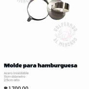Vendo molde de acero inoxidable para hamburguesa. - Img 56945793