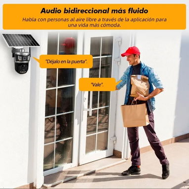 Seguridad con cámara inalámbrica de doble lente. - Img 126063529