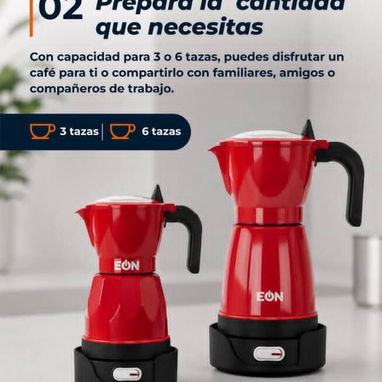 Cafeteras electricas de 6 y 3 tazas - Img 126588798