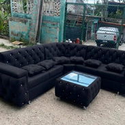 Muebles esquineros con botones de diamantes - Img 56799459
