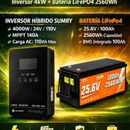 KIT SOLAR/ INVERSOR+ BATERÍA - Img 57152790