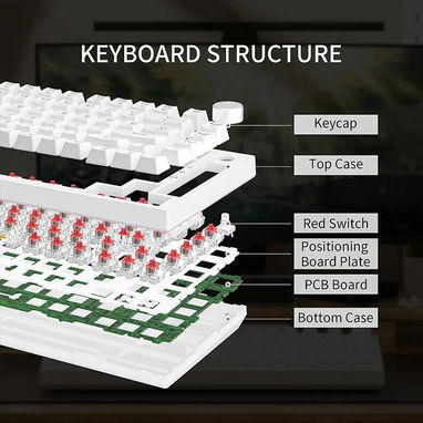 Newmen GM326 TKL | Teclado Mecánico TKL - 4/8