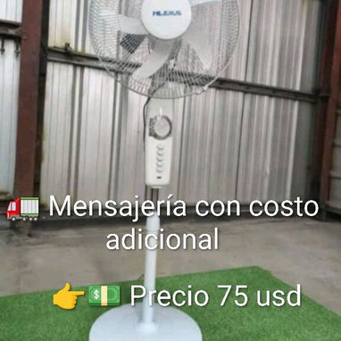 Ventilador recargable con pedestal - Img 125598804