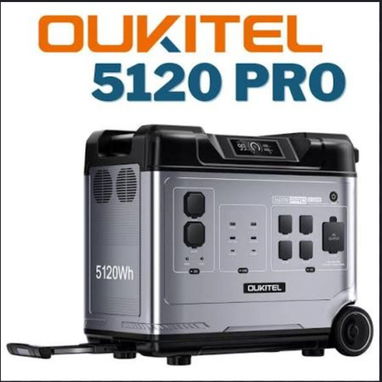 ⚡Oukitel P5000 Pro  🔋 5120 Wh Capacidad LiFePO4  ✅ 3600 W Potencia Nominal  ✅ 6000 W Potencia Pico  🧾 Garantía que es - 3/3