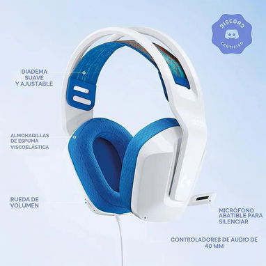 Audífonos Gamer Logitech G335 nuevos en caja!!! - 3/6