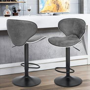 📚 🪑 Taburetes de Bar Ergonómicos Ajustables (Set de 2)/Diana's - Img 58087029